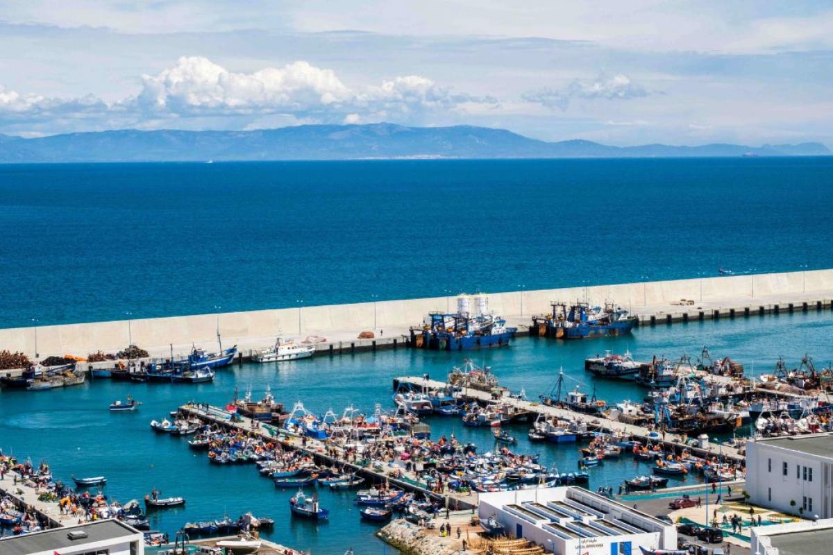 Puerto de Tánger, en una imagen de archivo