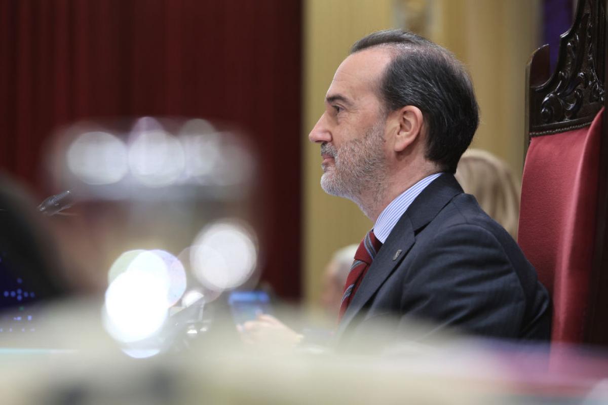El president del Parlament balear, Gabriel Le Senne (Vox), en una imagen de archivo.