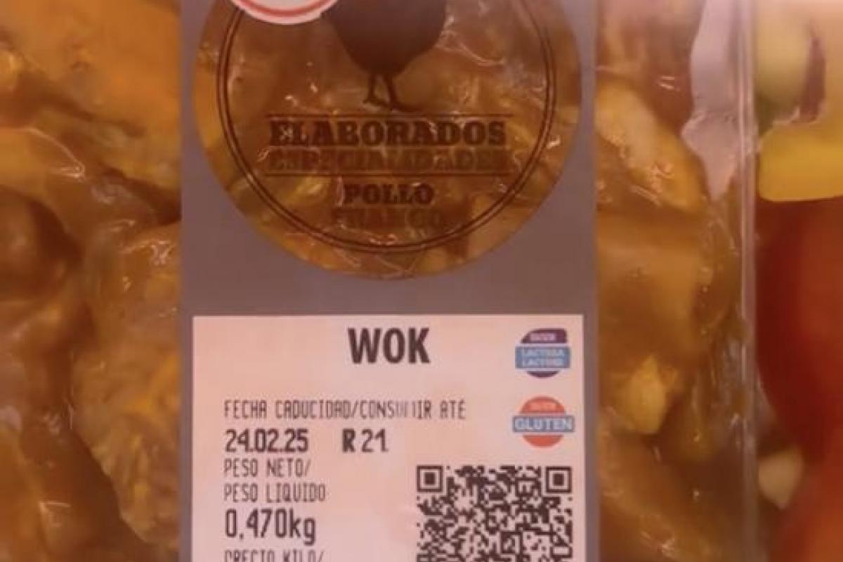 El wok de pollo de Mercadona