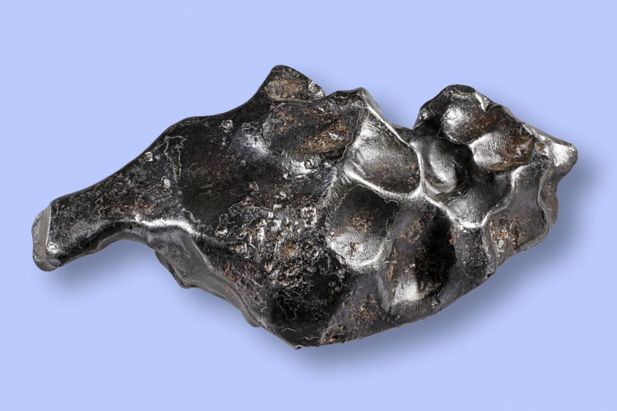 Imagen de archivo de hierro meteorítico.