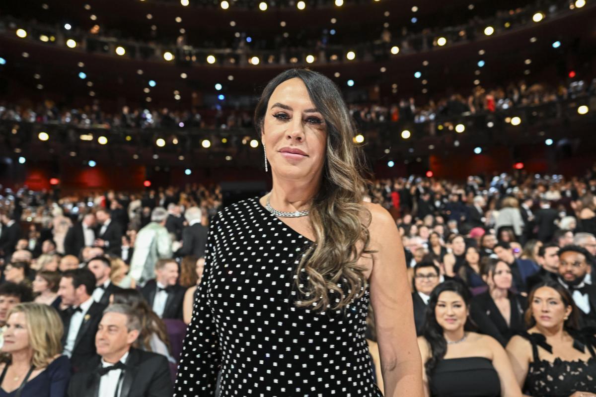 La actriz española Karla Sofía Gascón en la gala de los Oscar 2025.