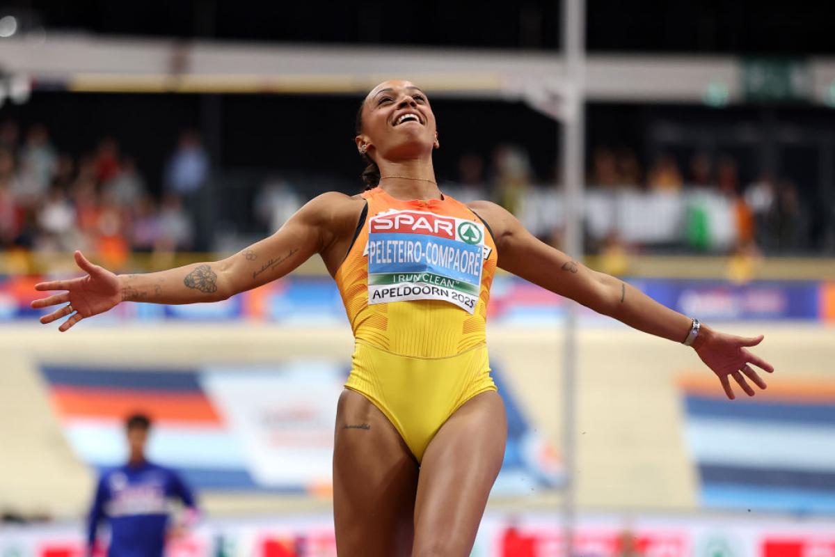 Ana Peleteiro, pletórica tras su victoria