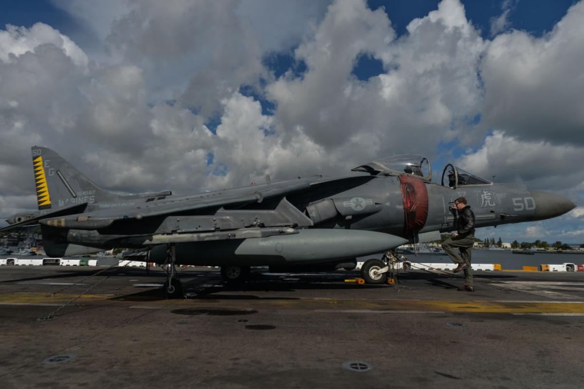 Harrier AV8B, en una imagen de archivo