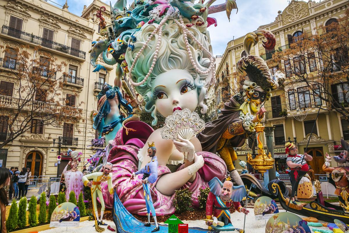 Fallas de Valencia, en una imagen de archivo.
