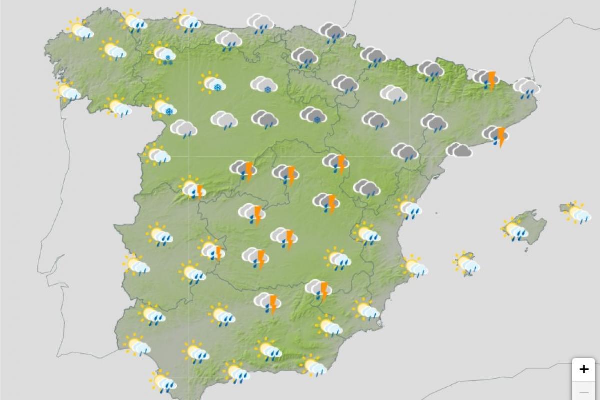 Previsión de AEMET para los próximos días