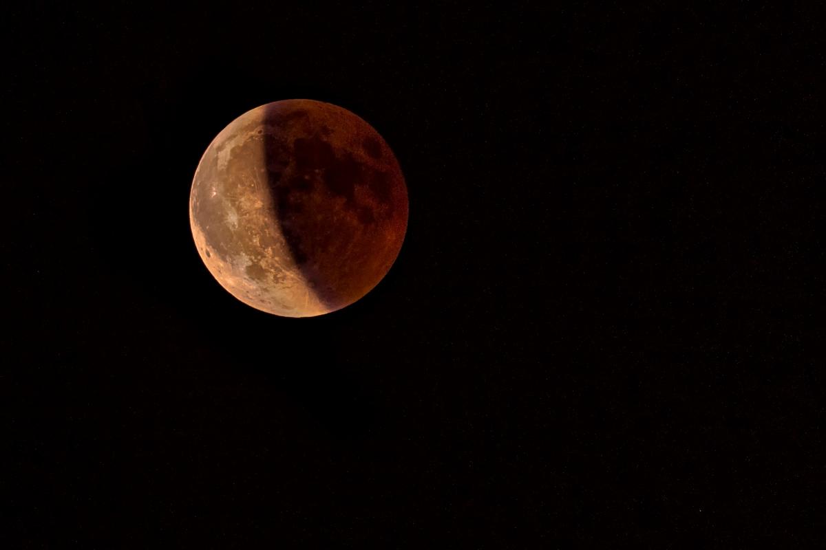 Eclipse lunar, en una imagen de archivo.
