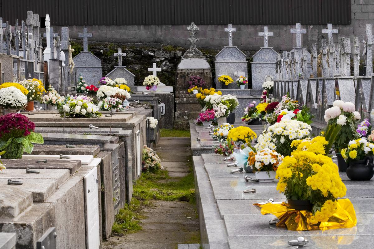 Imagen de archivo del cementerio de Monterroso (Lugo, Galicia).