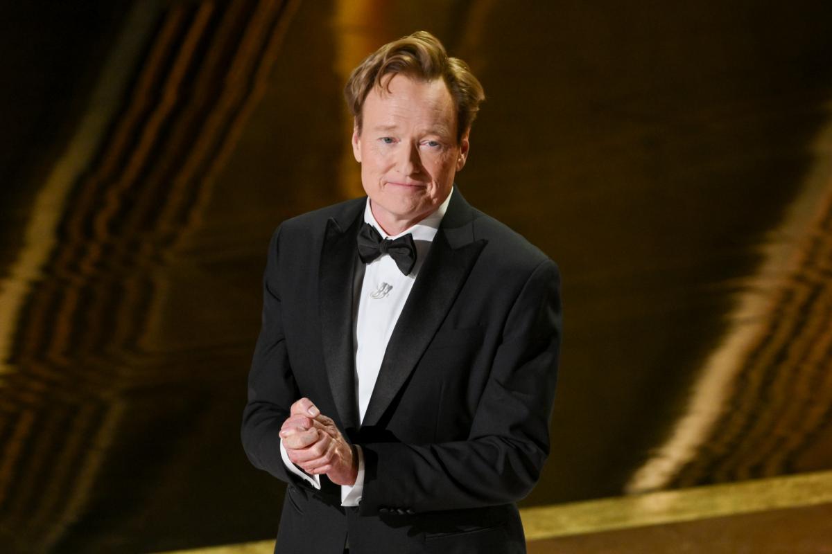 Conan O'Brien, en los Premios Oscar de 2025.