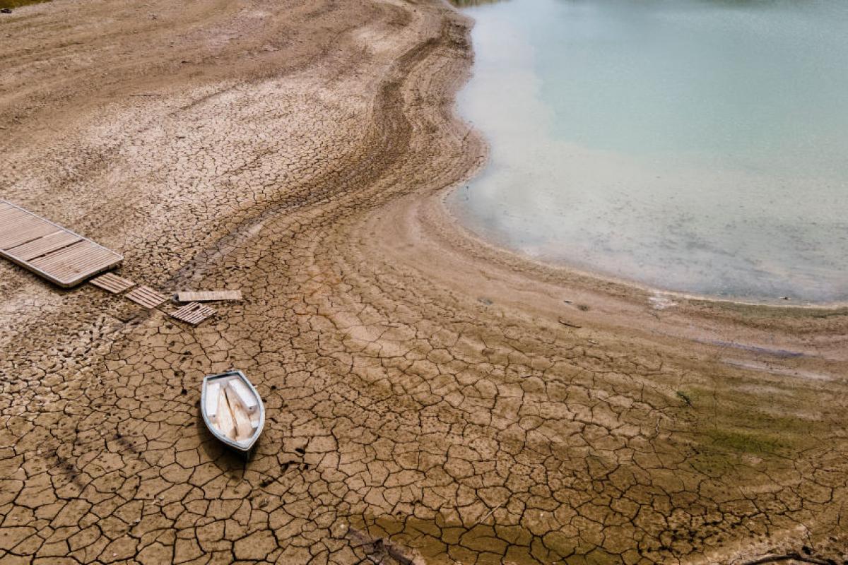 Imagen de archivo del Pantano La Viñuela (Axarquía, Málaga) en 2022.