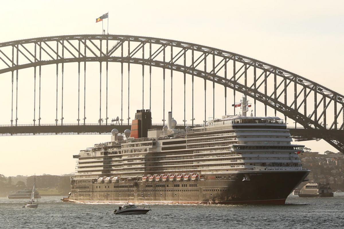 El crucero Queen Anne, de Cunard, en un momento de su viaje inaugural este marzo de 2025