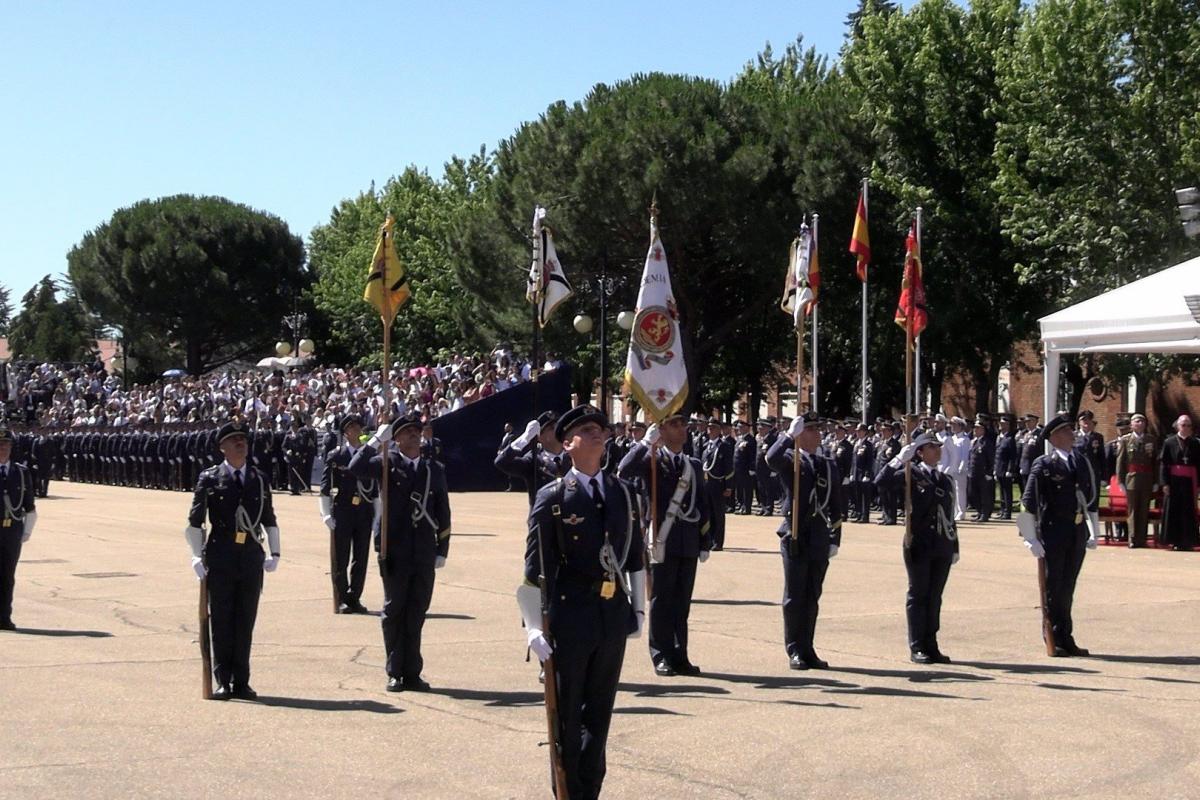 Patio de Armas del aeródromo de La Virgen del Camino, en una imagen de archivo