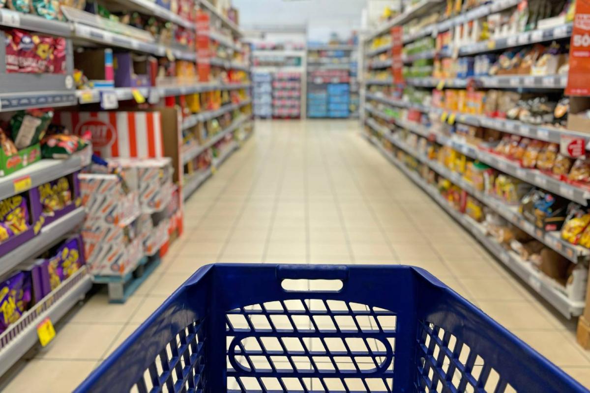 Carro en un supermercado