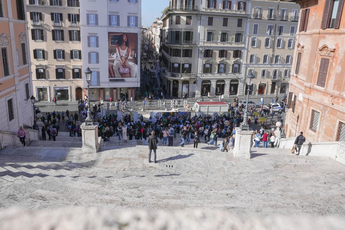 Imagen de archivo de la Piazza di Spagna (Plaza de España) en Roma (Italia).