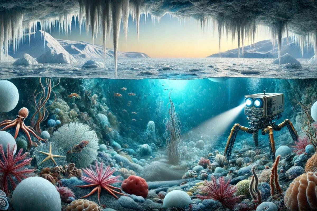 Investigación submarina recreada con Inteligencia Artificial.