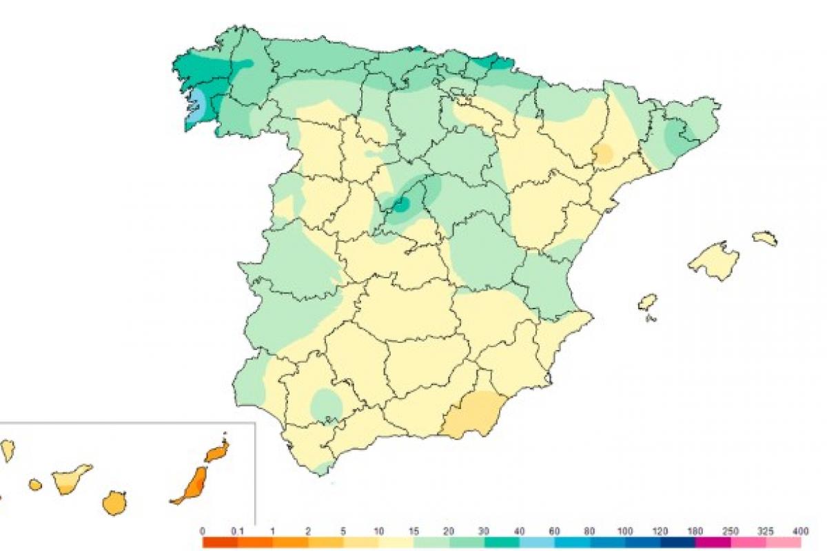 Mapa de previsión de Meteored