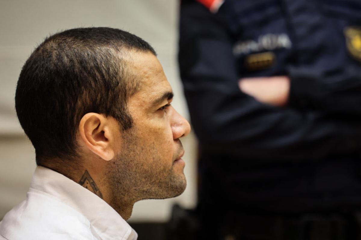 Dani Alves, durante el juicio