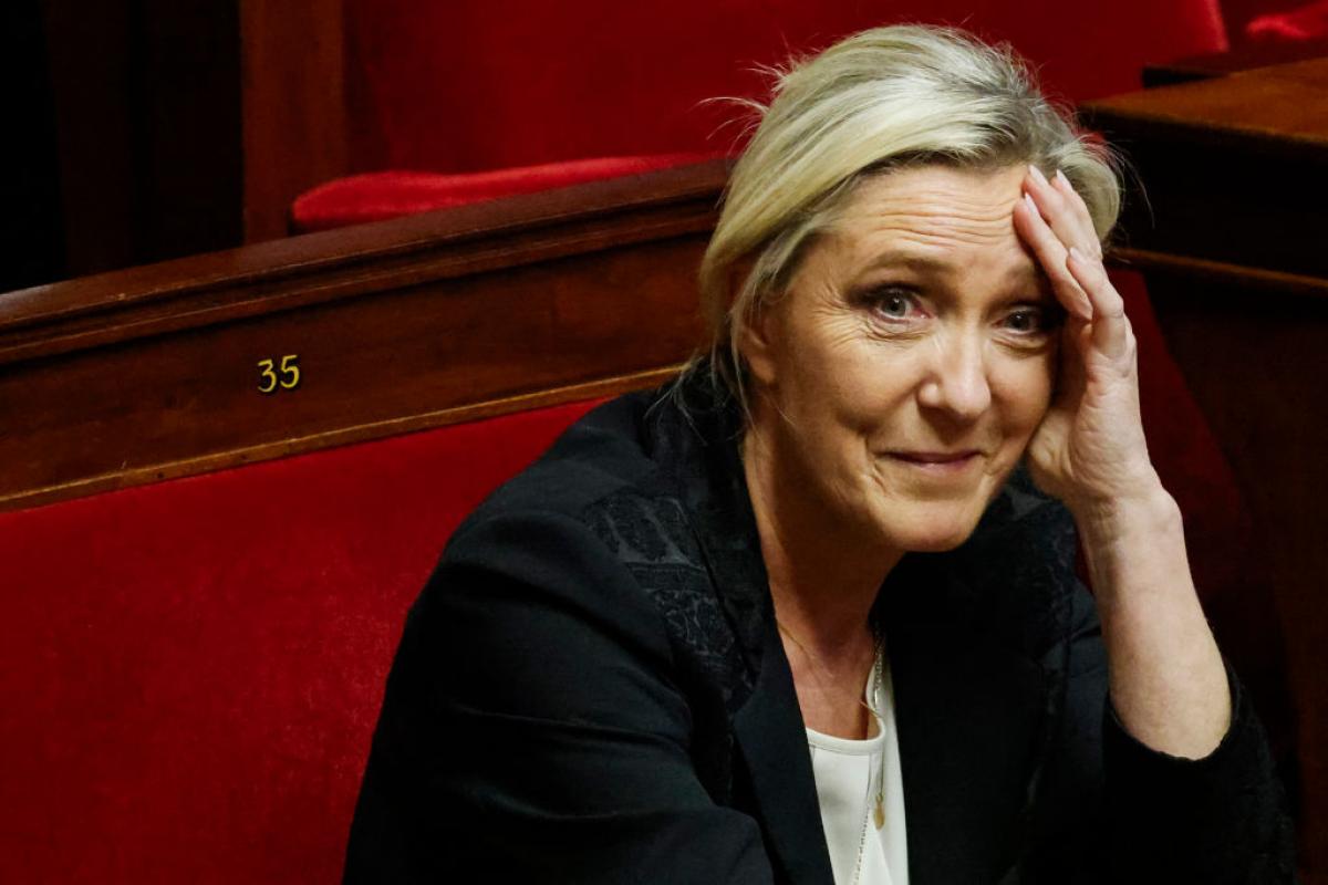Marine Le Pen, en la Asamblea Nacional de Francia en una imagen de archivo