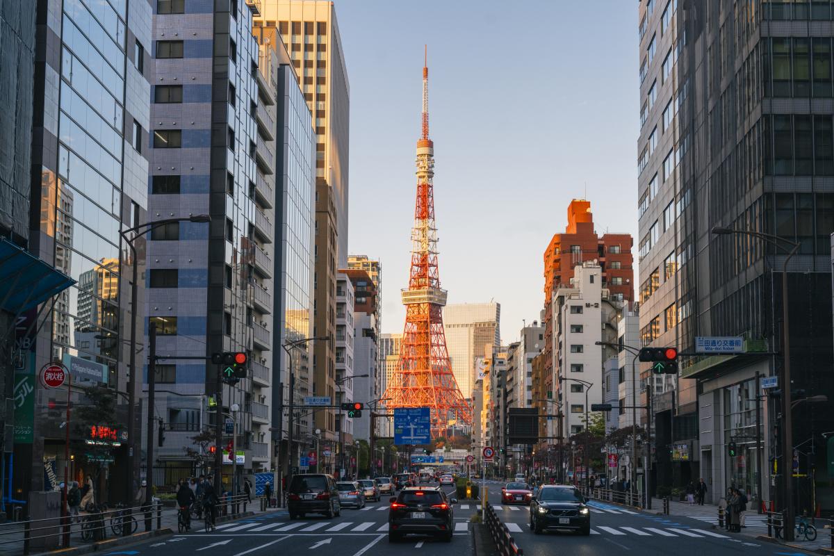 Foto de archivo de la torre de Tokio, en Japón.