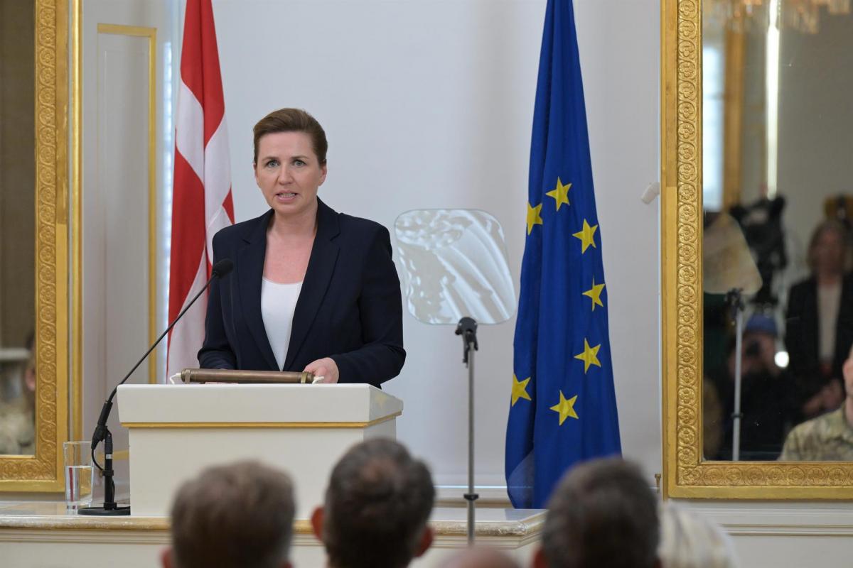 La primera ministra danesa, Mette Frederiksen