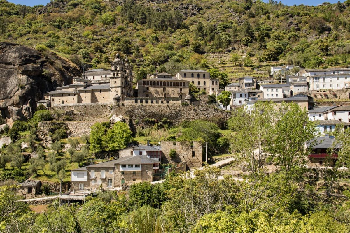 Vista panorámica de la parroquia de As Ermitas, en el municipio gallego de O Bolo.