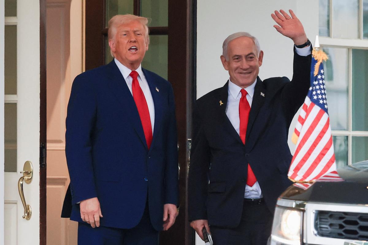 Donald Trump y Benjamin Netanyahu, en la Casa Blanca.