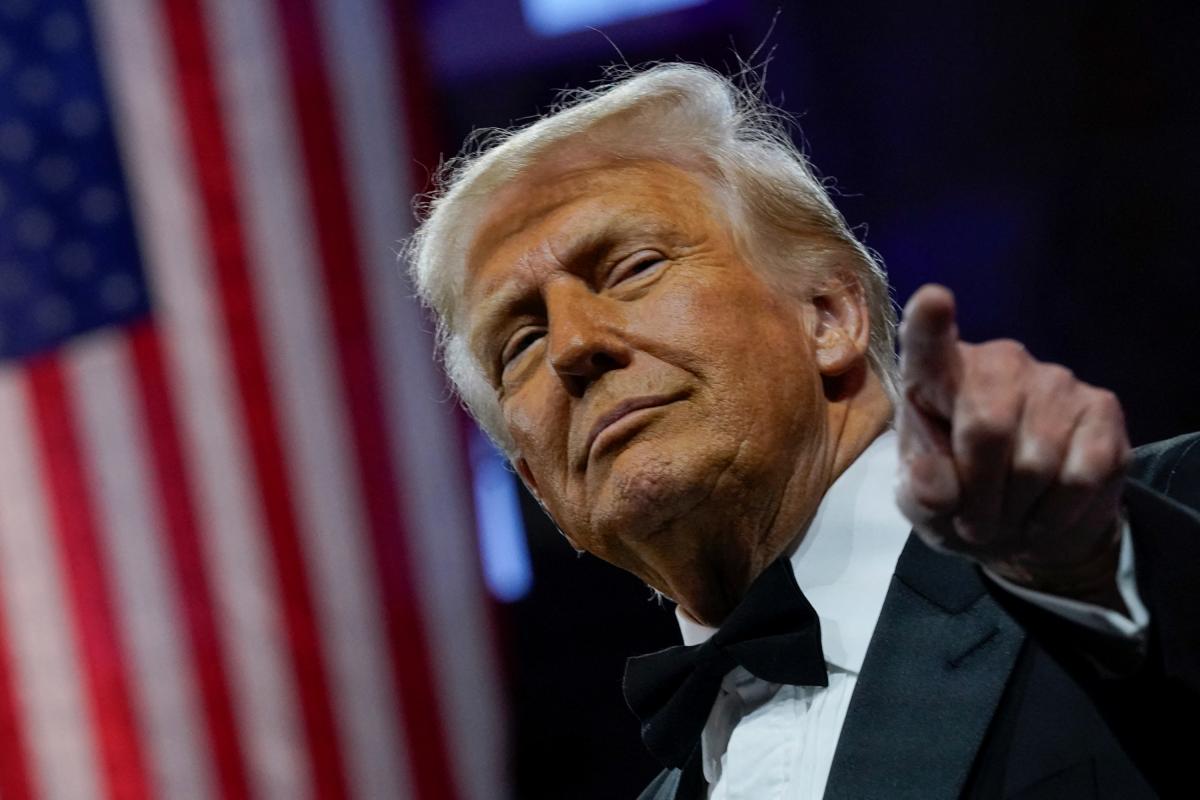 Donald Trump, en su discurso en el NRCC.