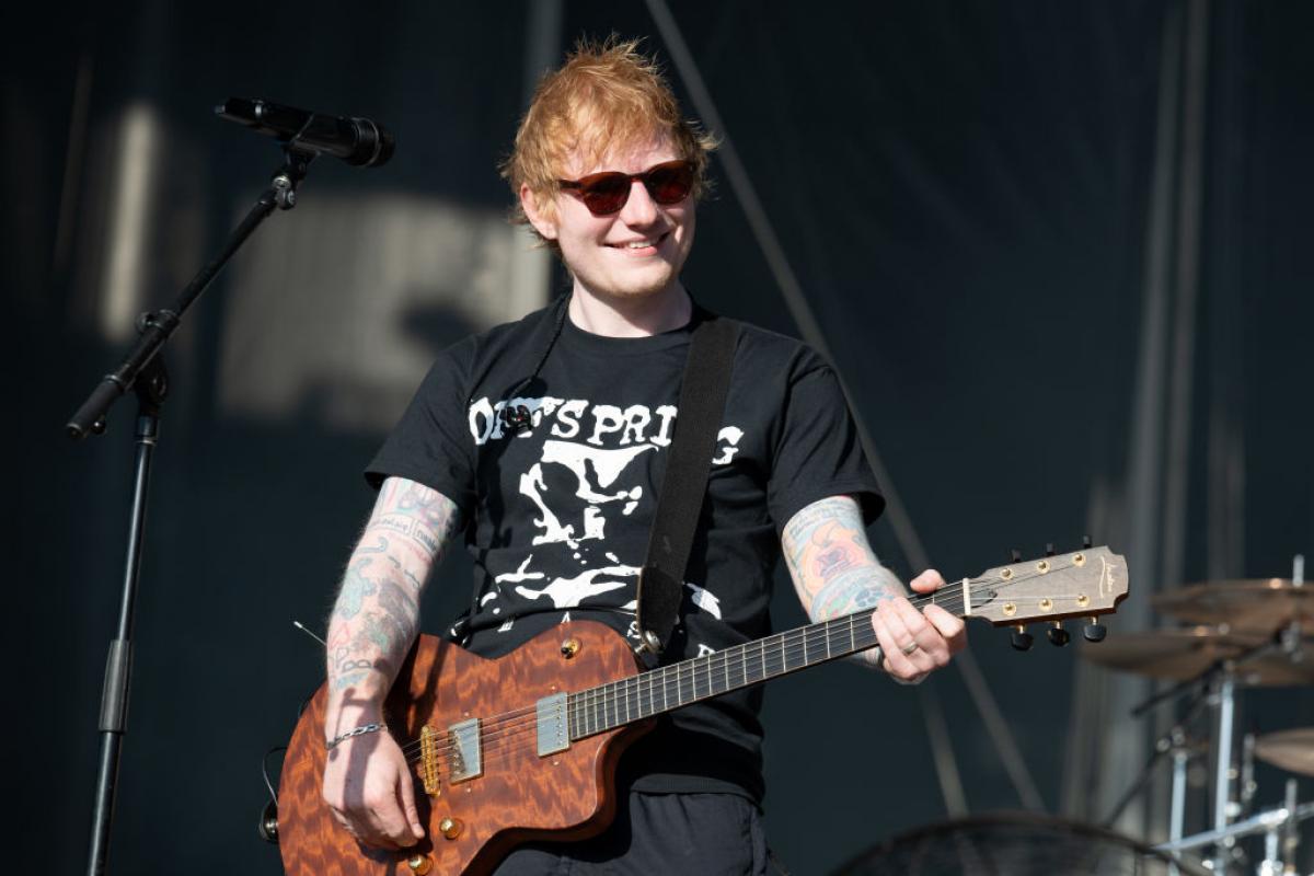 Ed Sheeran, durante un concierto en mayo de 2024.