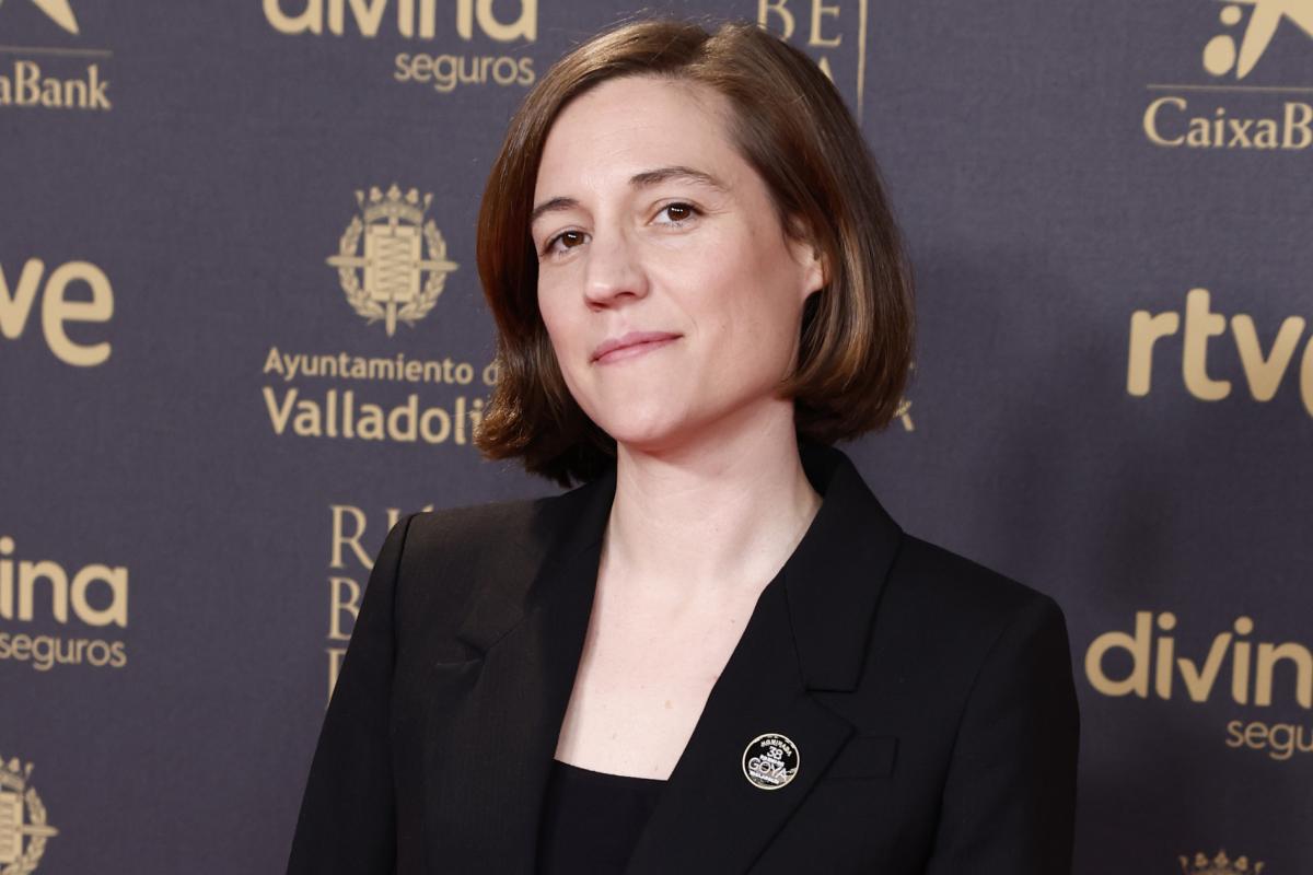 Carla Simón, en las nominaciones a los Goya el 18 de diciembre de 2023.