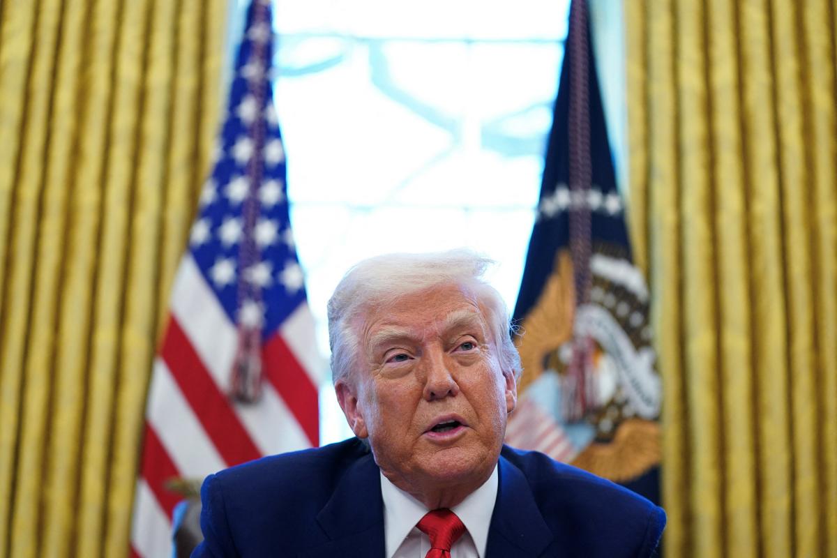 El presidente de Estados Unidos, Donald Trump, en el Despacho Oval de la Casa Blanca.