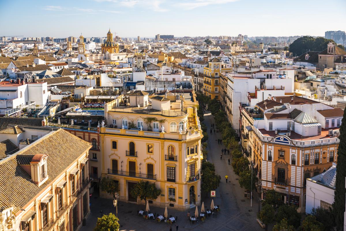 Imagen de archivo del centro de Sevilla (Andalucía).