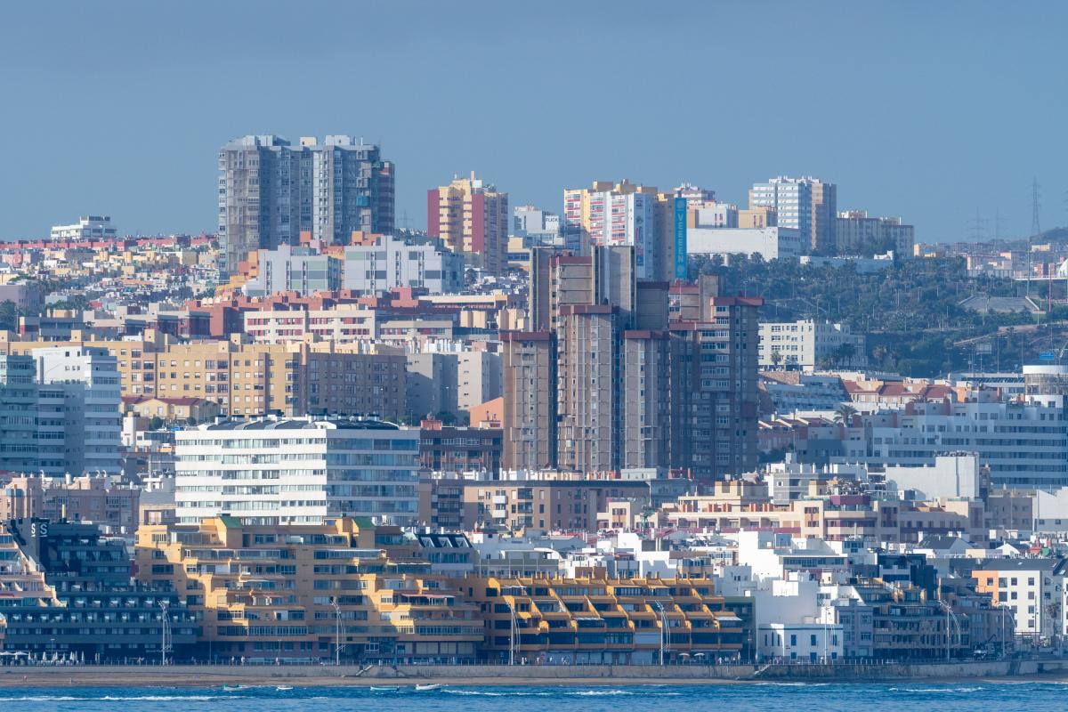 Las Palmas de Gran Canaria, una de las ciudades agraciadas con el primer premio de la Lotería Nacional de hoy jueves 10 de abril.