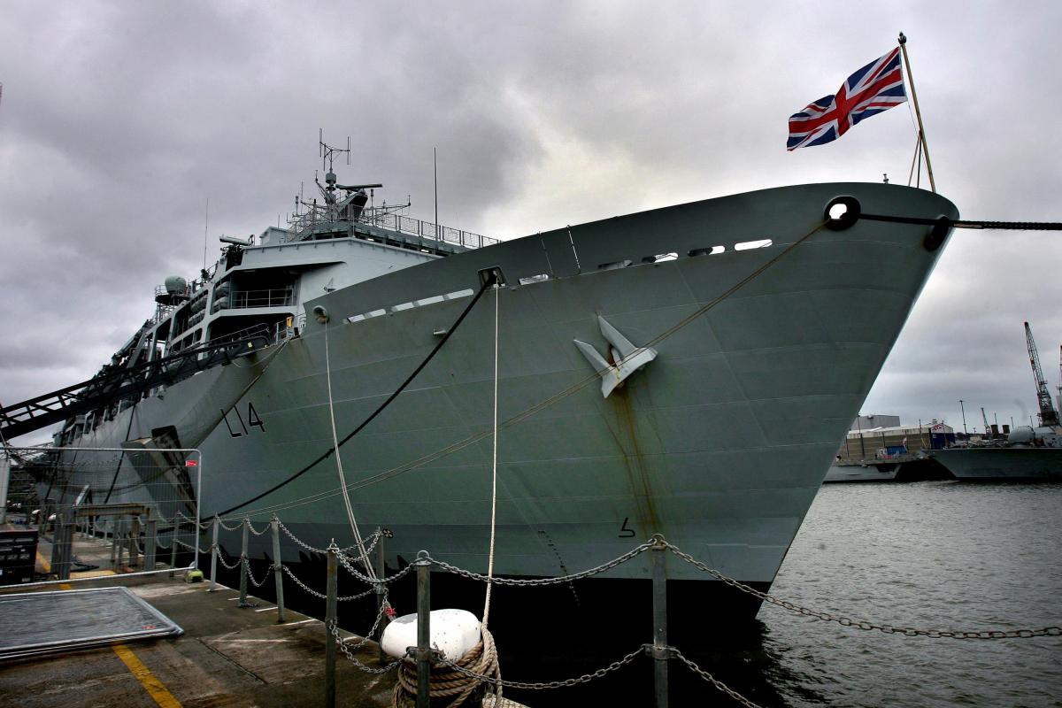 El buque HMS Albion, en una imagen de archivo