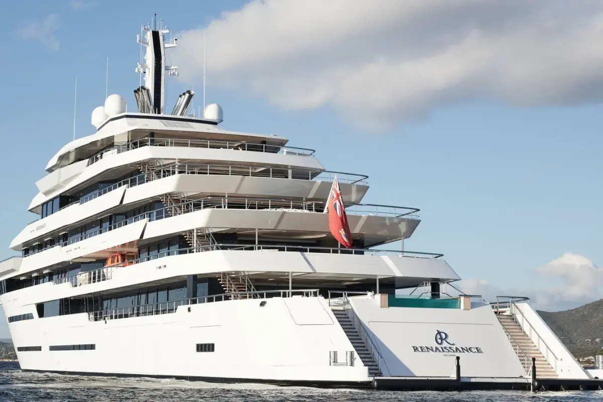 El megayate 'Renaissance', realizado por los astilleros vigueses Freire Shipyard.