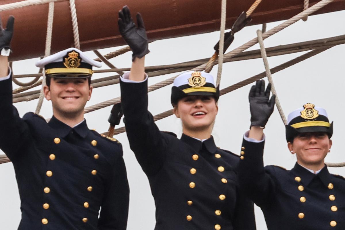 Leonor, en Valparaíso, Chile.