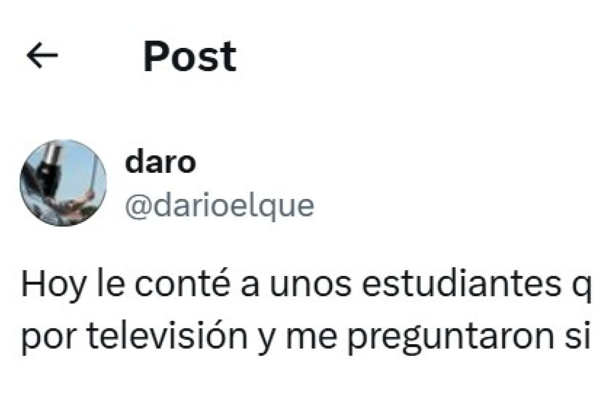 El tuit de @darioelque