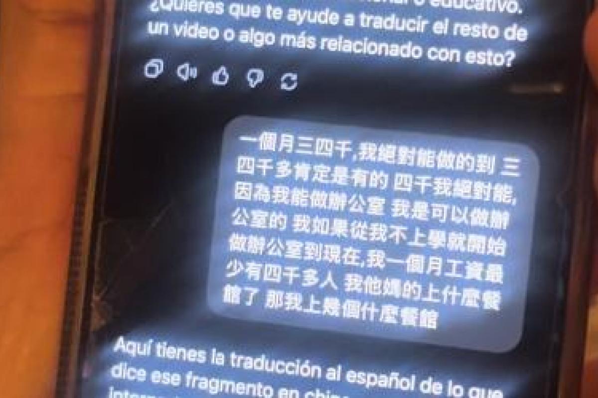 La traducción de ChatGPT