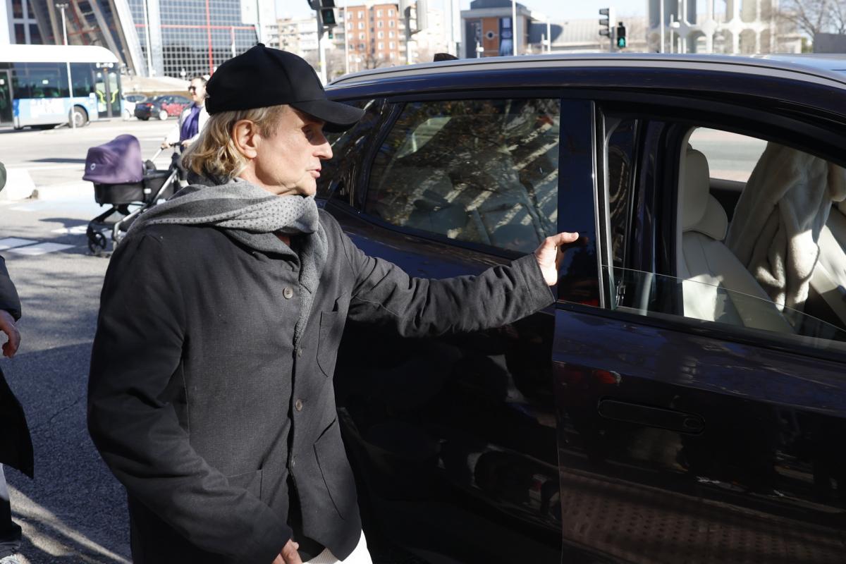 Nacho Cano, llegando al juicio el 13 de enero de 2025 en Madrid.
