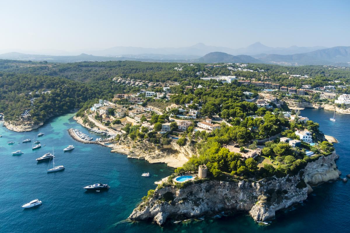 Imagen de archivo de una vista aérea de Portals Vells (Palma de Mallorca, Islas Baleares).