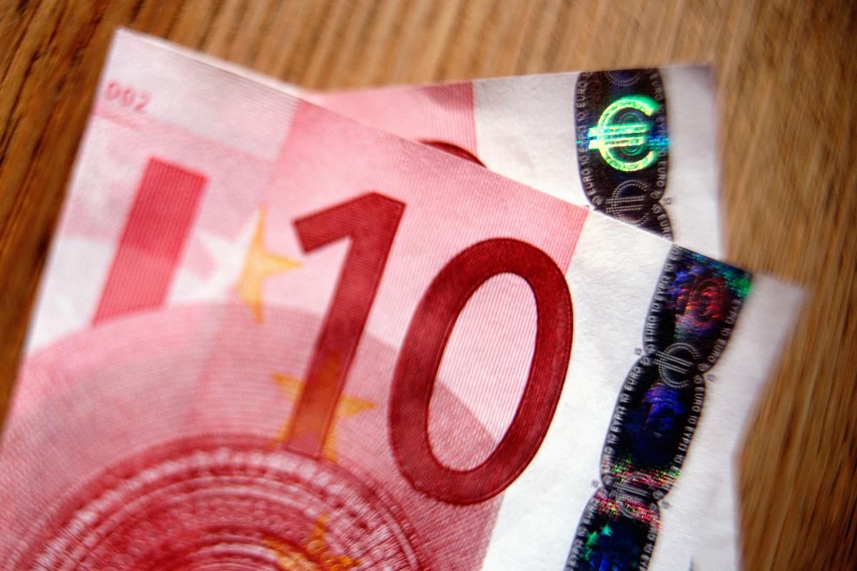 Billete de 10 euros.