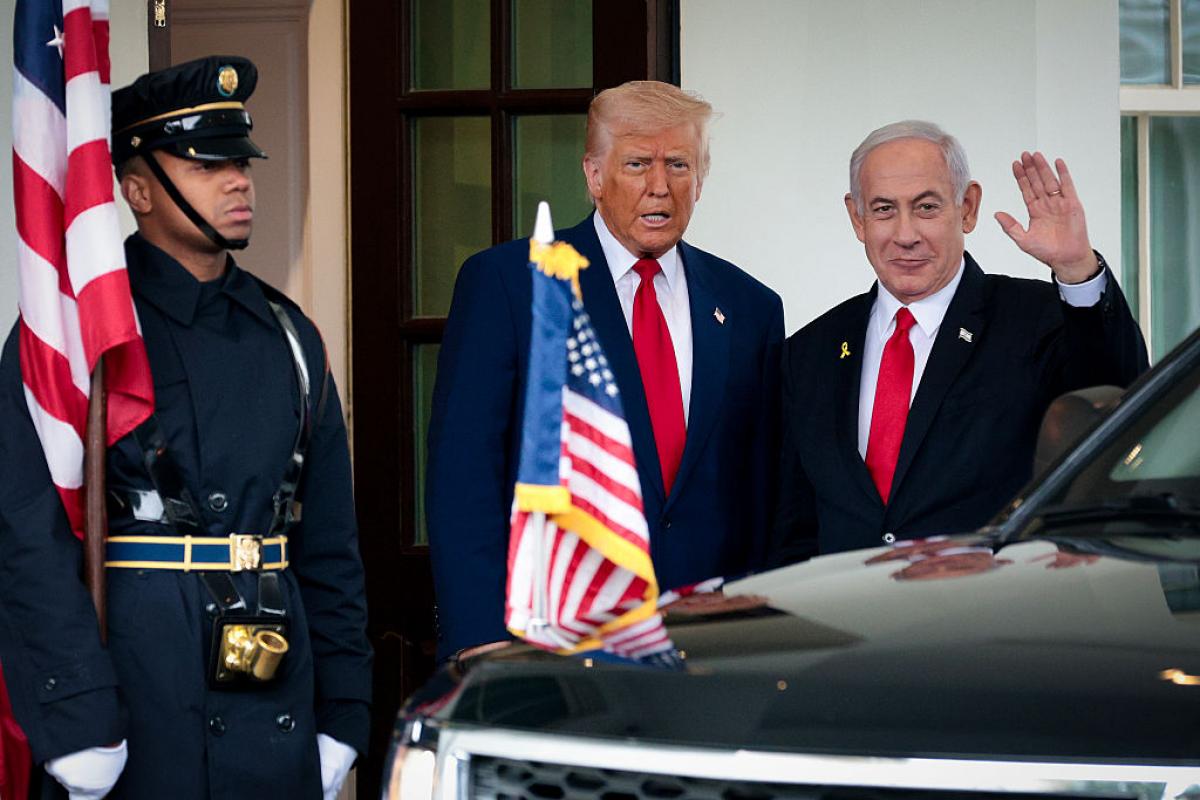 Benjamin Netanyahu, recibido por Donald Trump en su reciente visita a la Casa Blanca