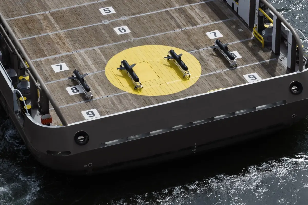 Los drones submarinos SG-1 Fathom pueden permanecer bajo el agua hasta tres meses.