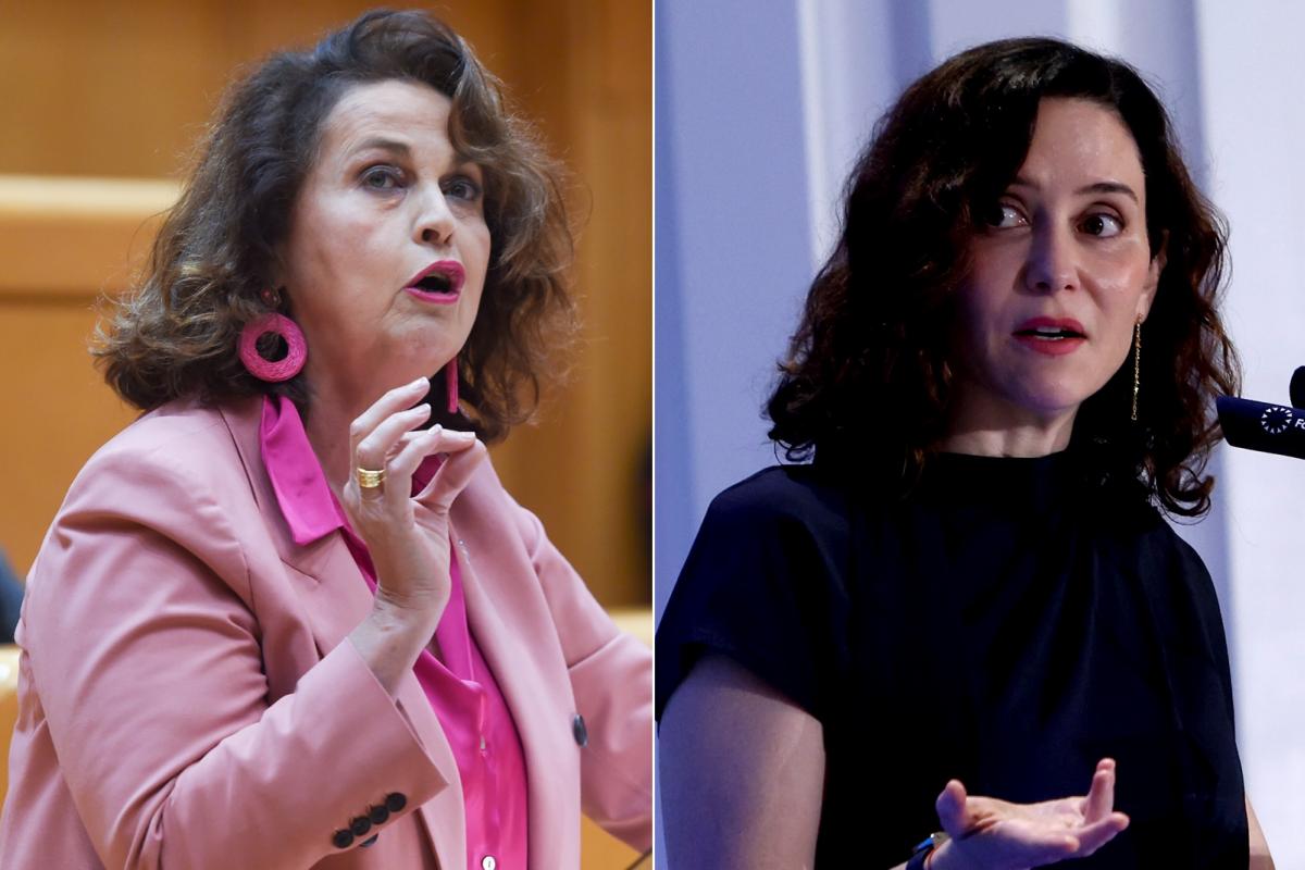 Fotomontaje de Carla Antonelli e Isabel Díaz Ayuso