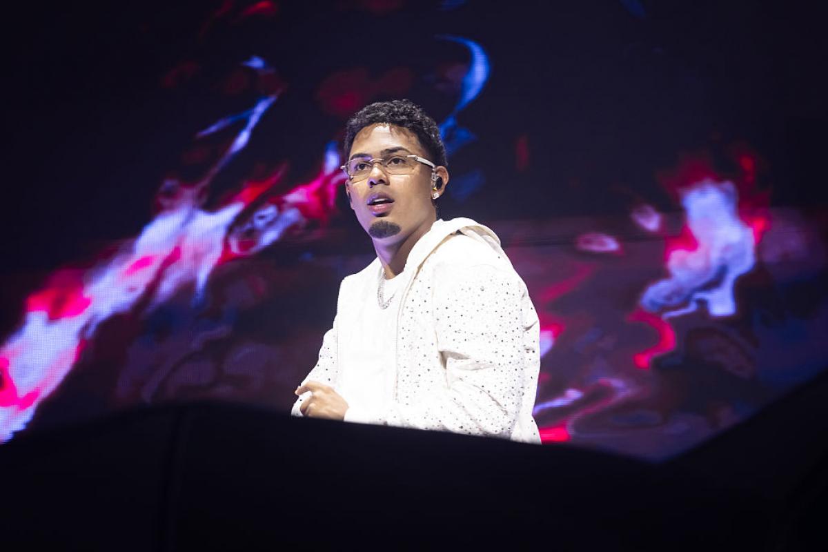 El cantante puertorriqueño Mike Towers, en su primer concierto del Movistar Arena, en Madrid.