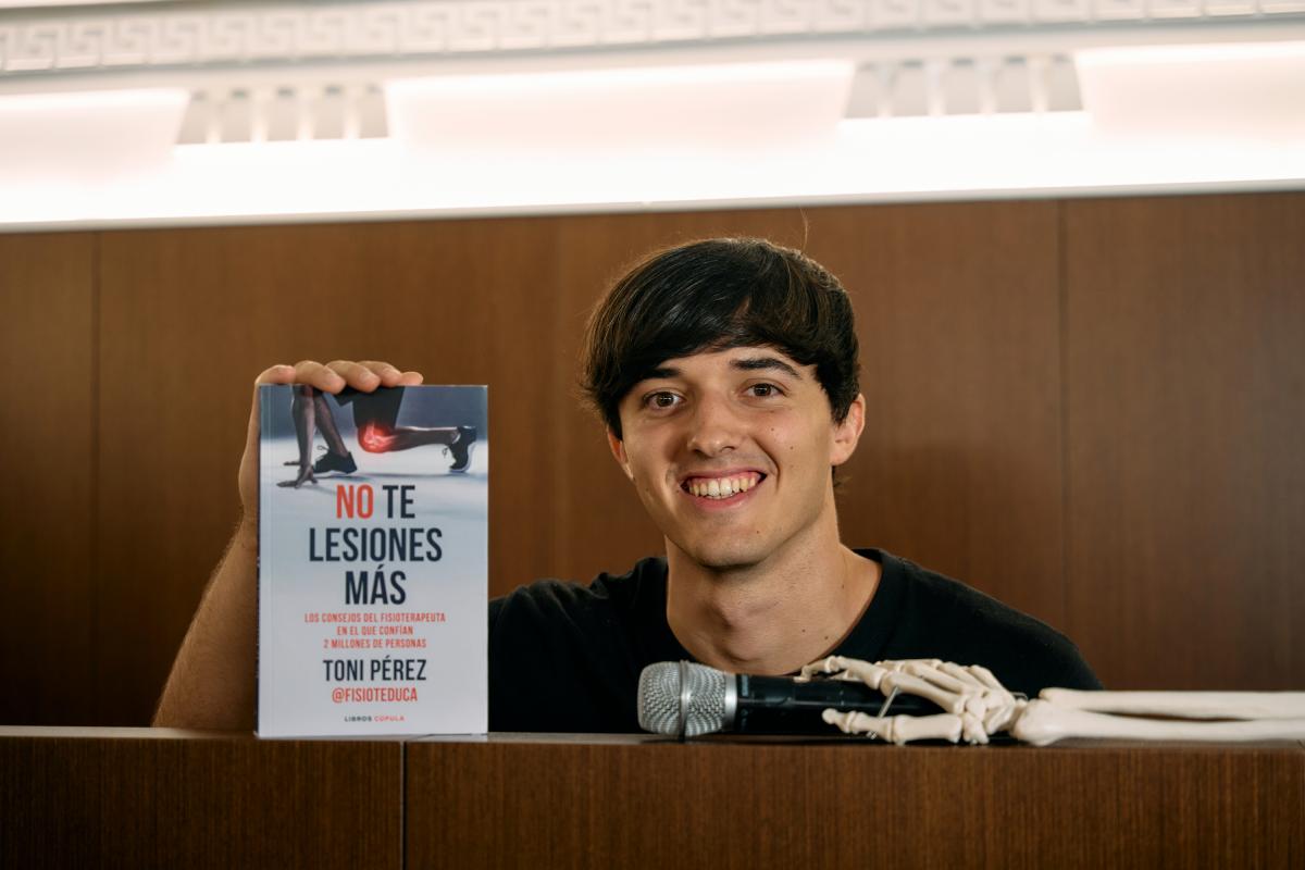 El fisioterapeuta Toni Pérez, @fisioteduca.