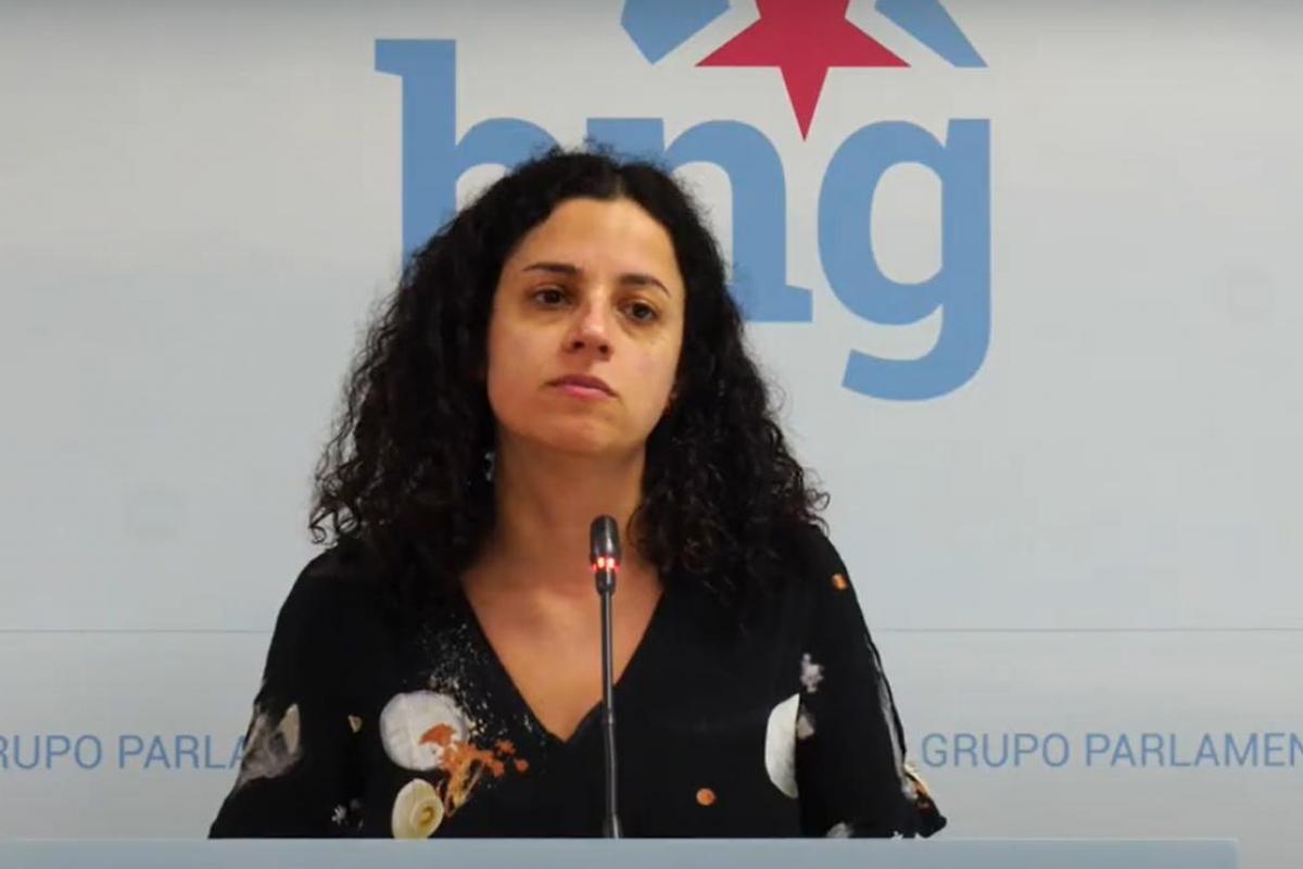 La diputada autonómica y responsable de Feminismo e Igualdad del Bloque Nacionalista Galego (BNG), Noa Presas.