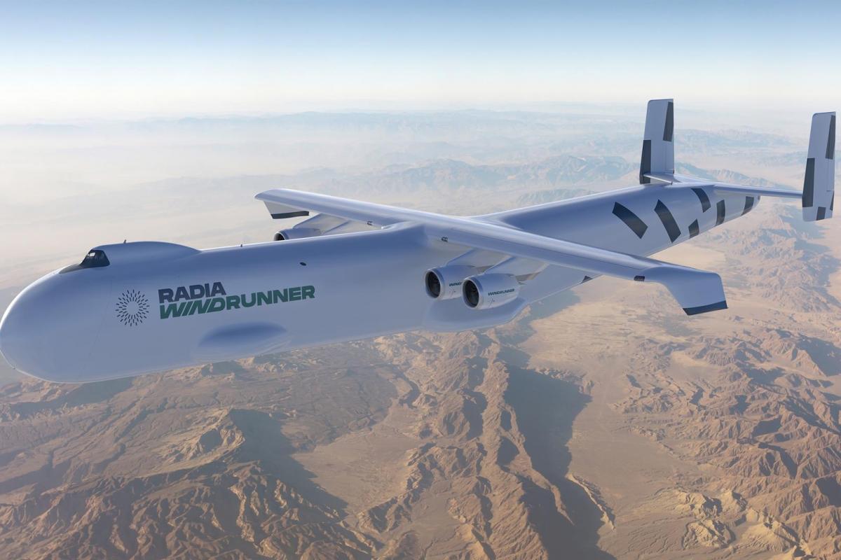 Recreación del WindRunner, el avión más grande del mundo