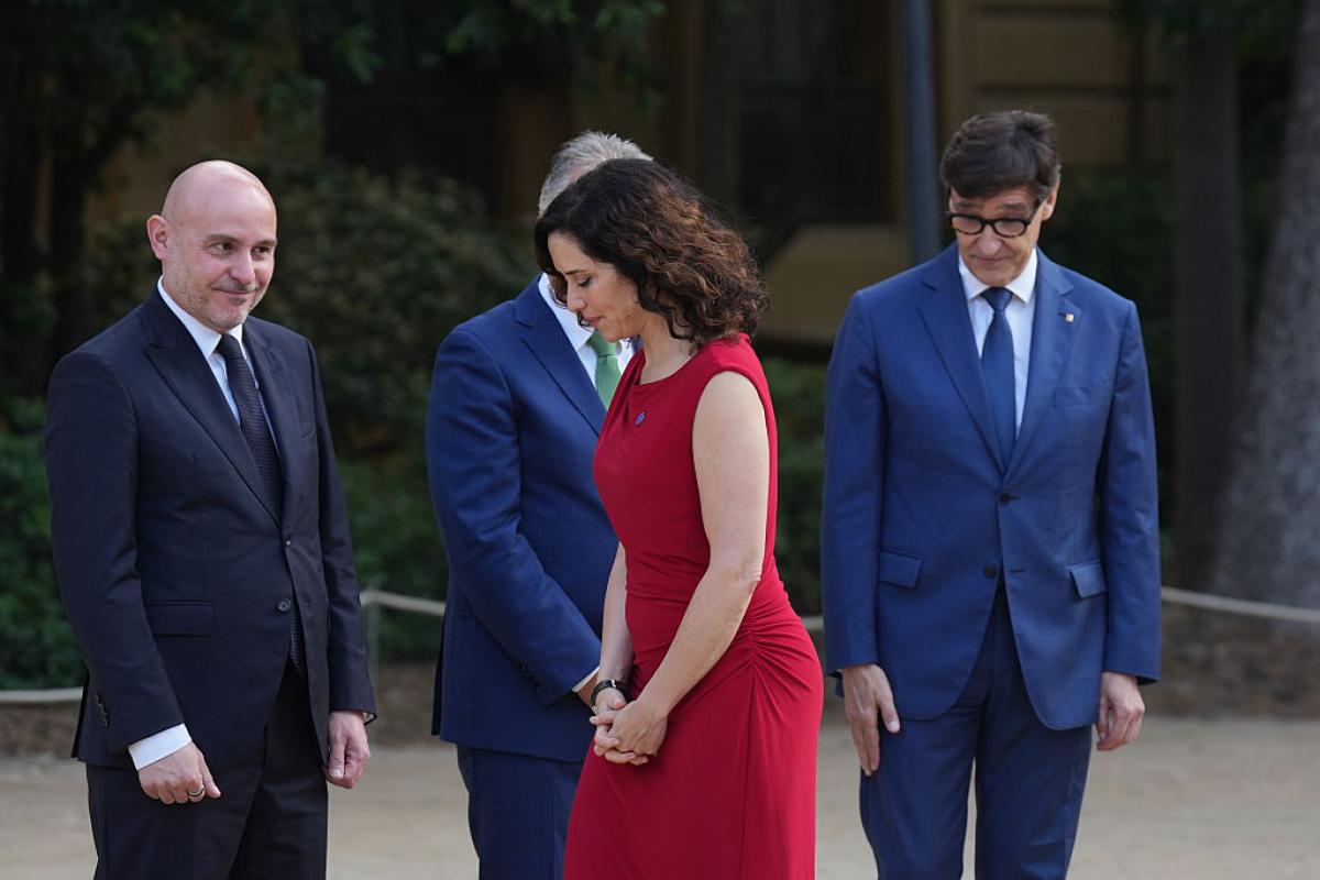 Isabel Díaz Ayuso, en la recepción de la Conferencia de Presidentes
