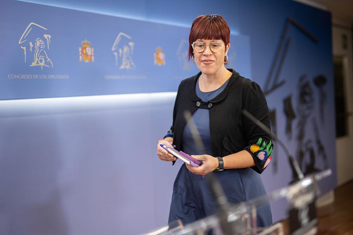 La portavoz parlamentaria de Compromís en el Congreso, Àgueda Micó, en una imagen de archivo.