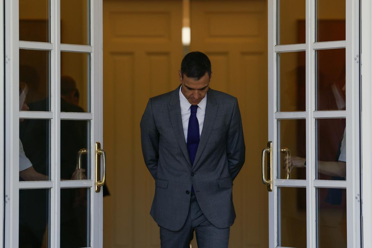 El presidente del Gobierno español, Pedro Sánchez, en una imagen de archivo en el Palacio de la Moncloa.