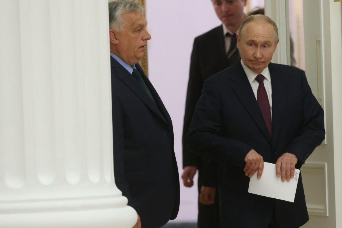 Víktor Orbán, en su visita a Moscú en 2024